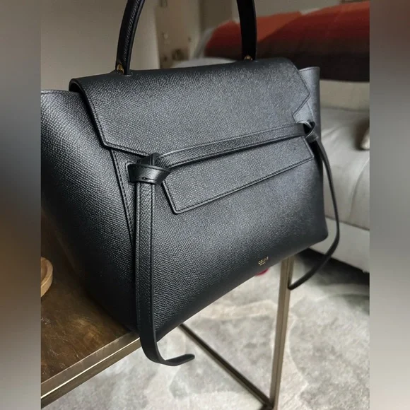 Celine Belt Bag Mini – Black & Gold – Full Set - Picture 3 of 14